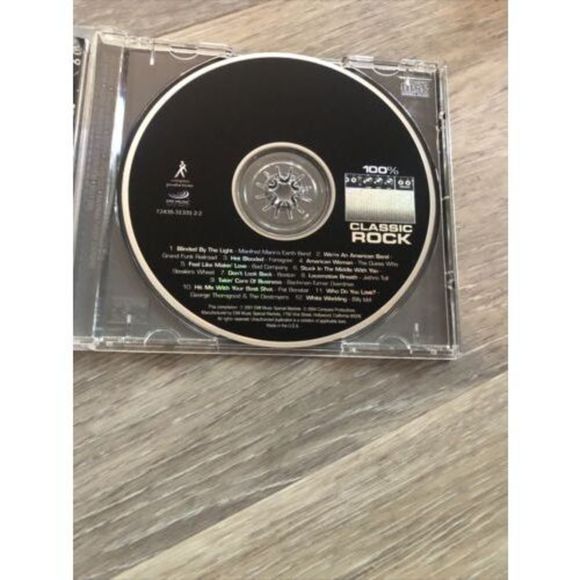 100% Classic Rock - The Original Hits. Various Artists - Music CD . Pre Owned - Picture 7 of 7